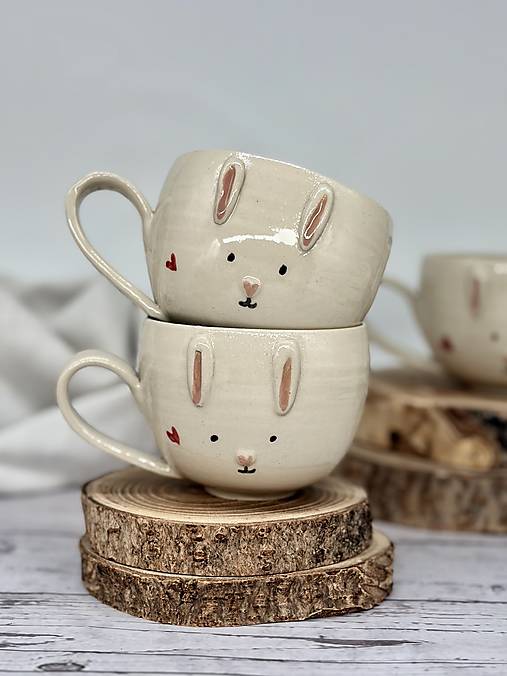 Zajačik - šáka cappuccino (180ml, bez uška)
