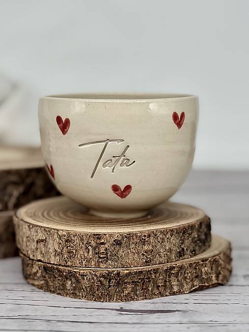 Love - pohárik cappuccino tata limited (200ml, bez uška)