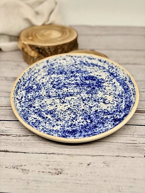 Blue Freckles - tanier (priemer 22cm)