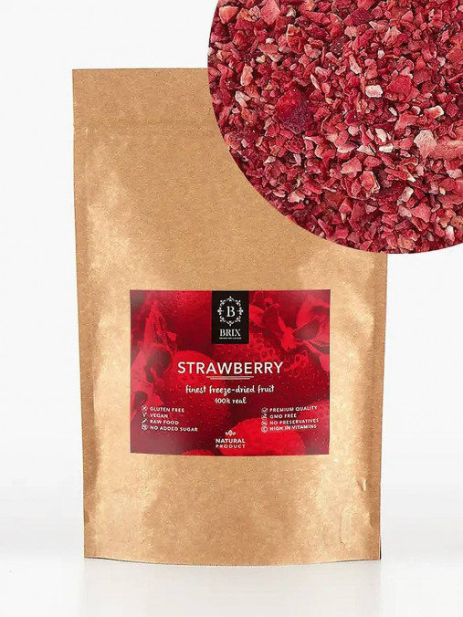 Jahoda sušená mrazom - kúsky (100 g)