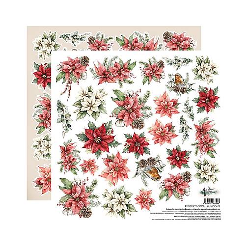 Papier - Scrapbook papier na vystrihovanie - The Magic of December  -  Alchemy of Art - 12 x 12 - /AA-MOD-09/ - 18514227_