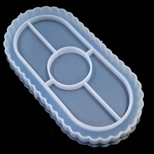 Silikónová forma TÁCKA ovál (vlnitá 18 cm)