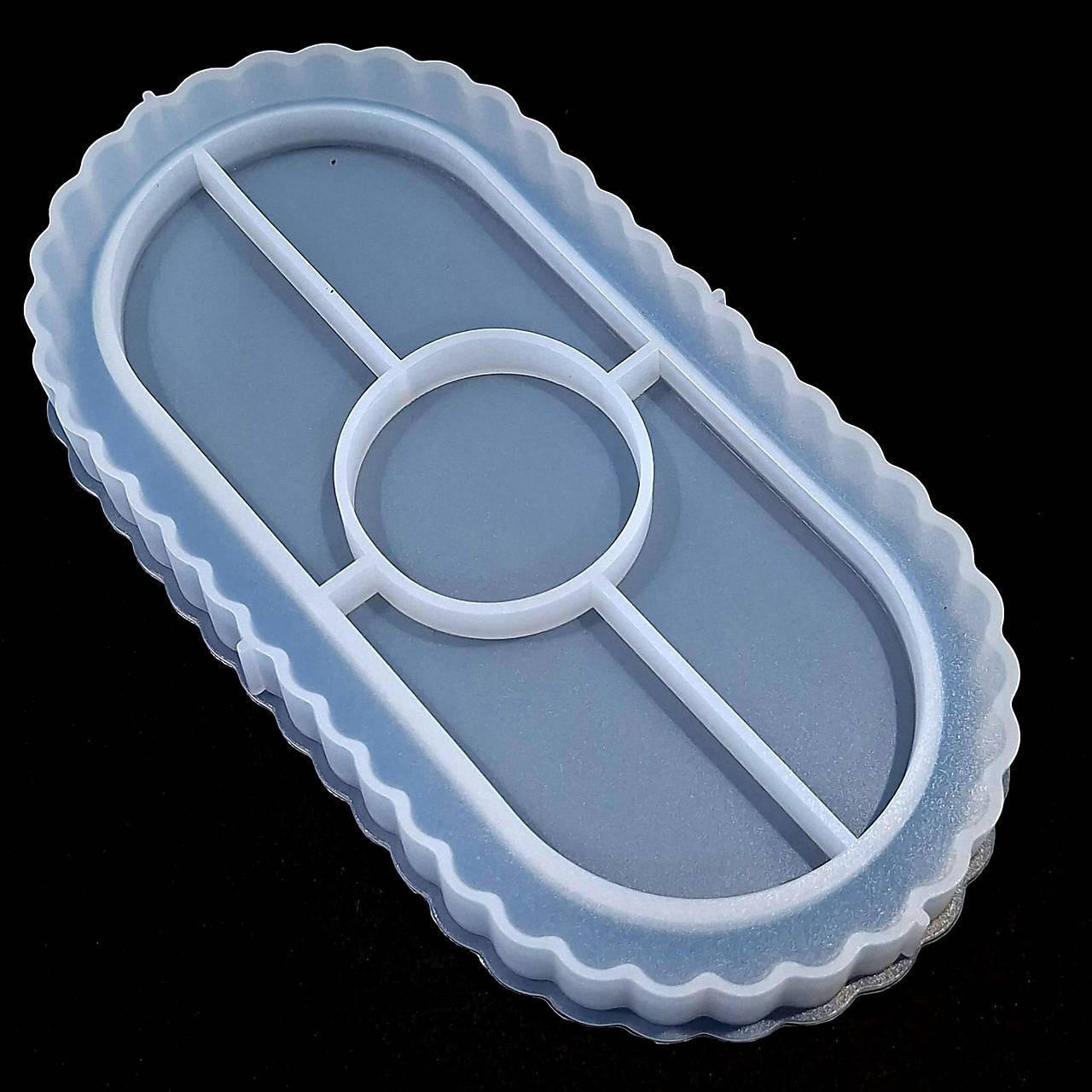 Silikónová forma TÁCKA ovál (vlnitá 18 cm)