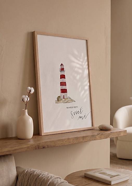 NA MOJE CESTY SVIEŤ MI - art print