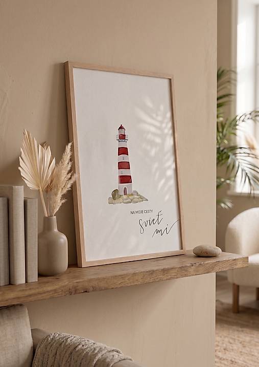 NA MOJE CESTY SVIEŤ MI - art print