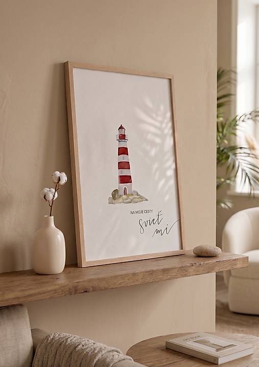 NA MOJE CESTY SVIEŤ MI - art print