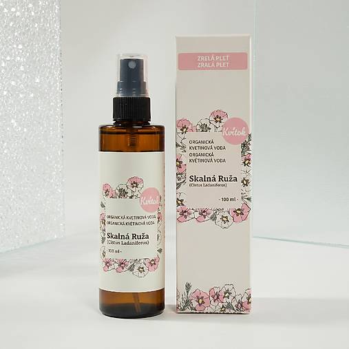 Organická Kvetinová Voda Kvitok - Skalná Ruža (Cistus) 100 ml
