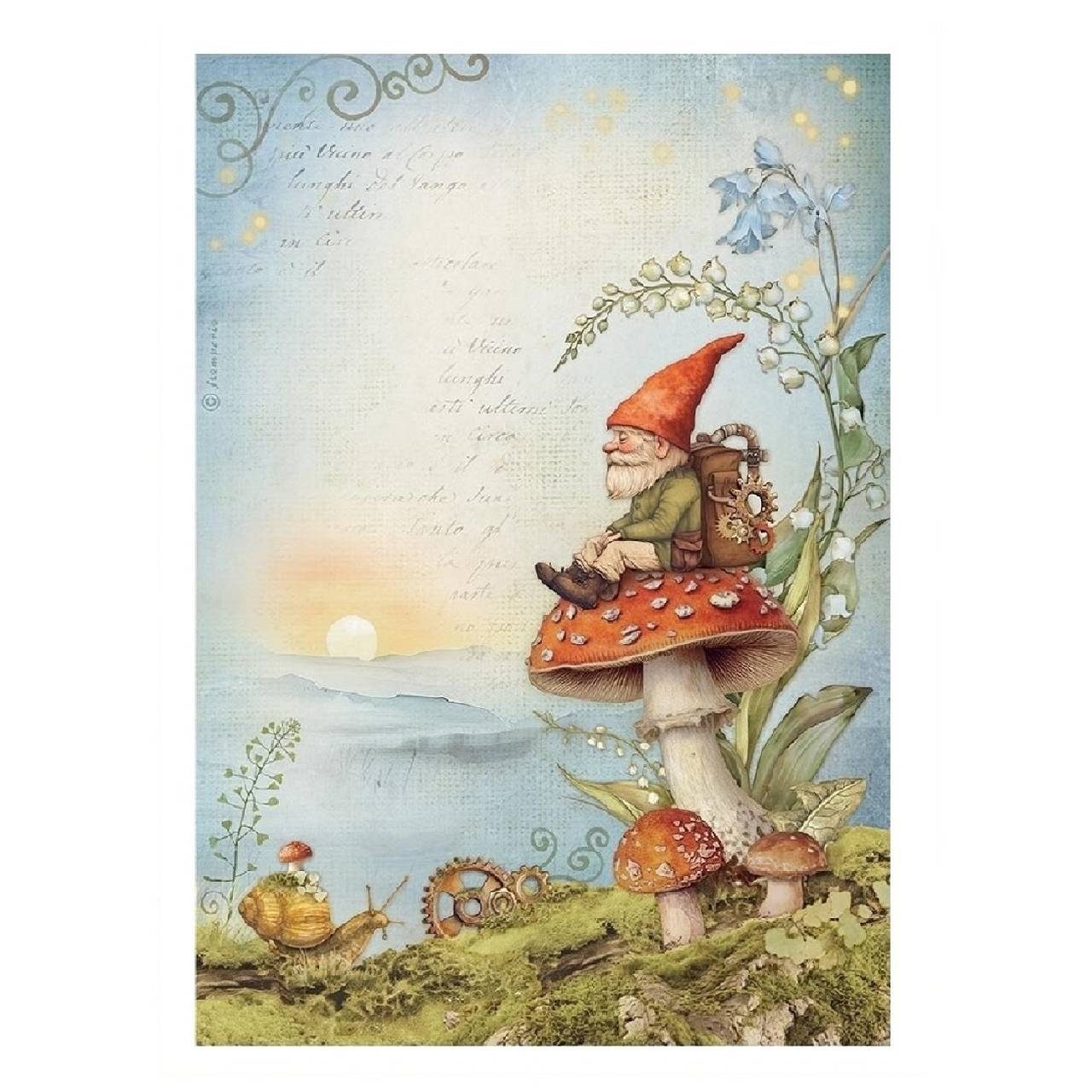 Ryžový papier A4 - motív rozprávkový - Stamperia - DFSA41017
