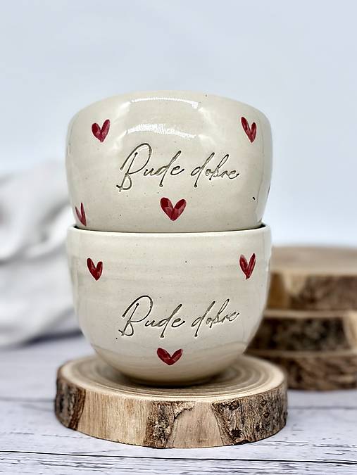 Love - pohárik cappuccino Si dosť (180ml, bez uška)