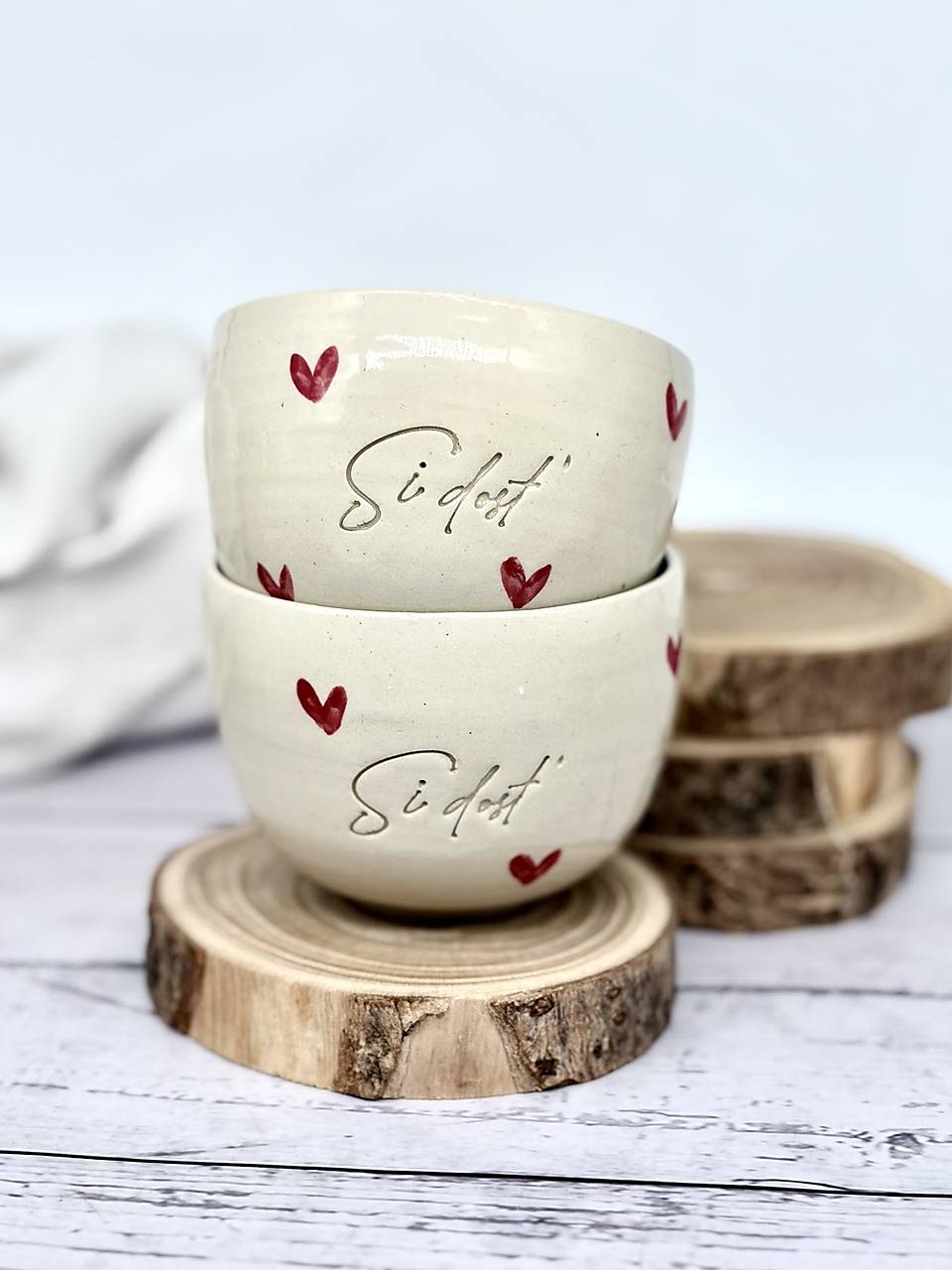Love - pohárik cappuccino Si dosť (180ml, bez uška)