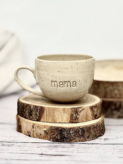 Simple - šálka espresso mama (100ml, s uškom)