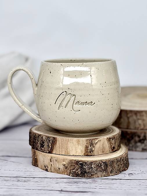 Simple - šálka latte elegán mama limited (330ml, s uškom)