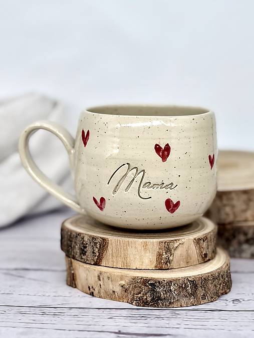 Dotty Love - šálka latte elegán mama limited (330ml, s uškom)