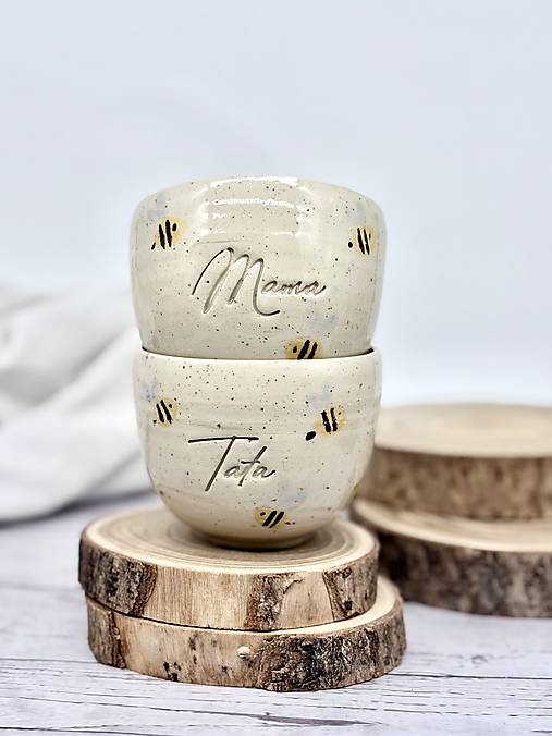 Dotty Bee - pohárik cappuccino mama limited (180ml, bez uška)