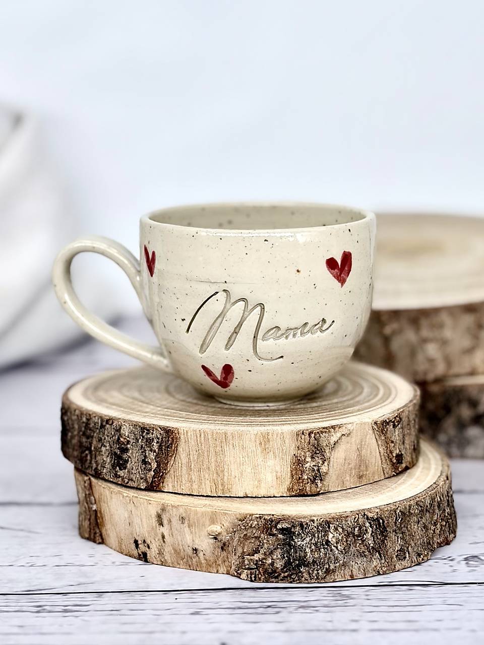 Dotty Love - šálka espresso mama limited (100ml, s uškom)