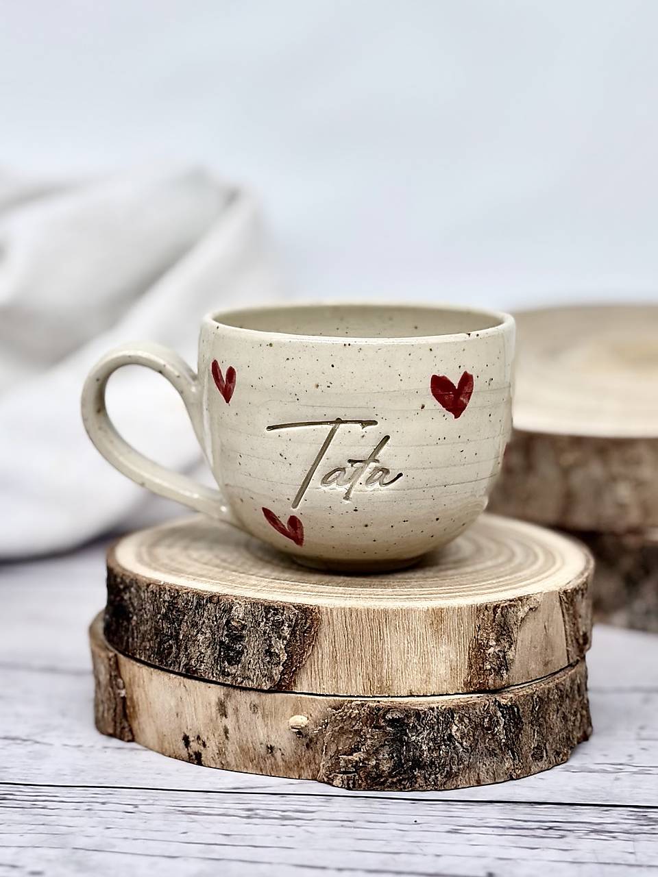 Dotty Love - šálka espresso tata limited (100ml, s uškom)