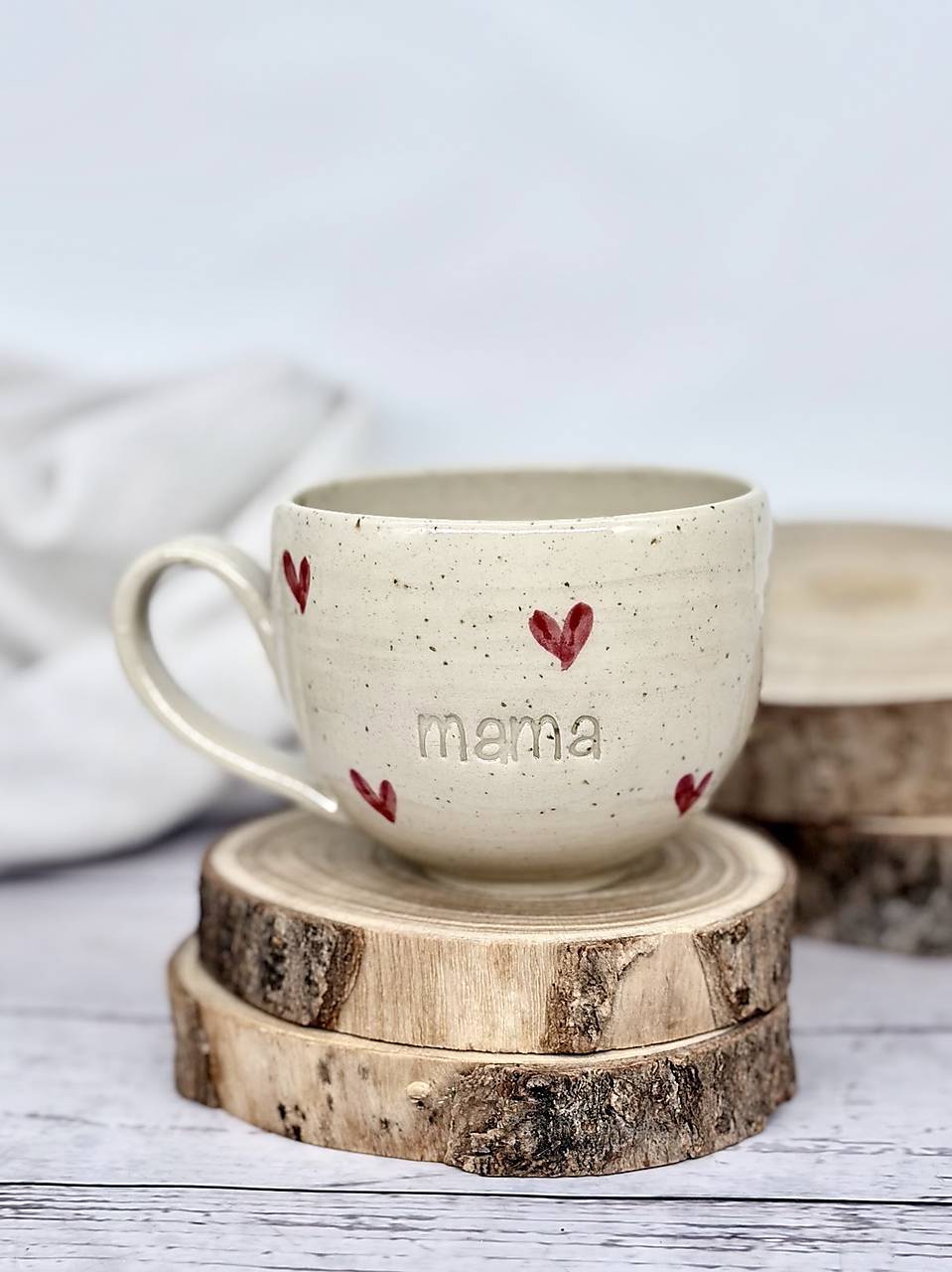 Dotty Love - šálka cappuccino mama (180ml, s uškom)