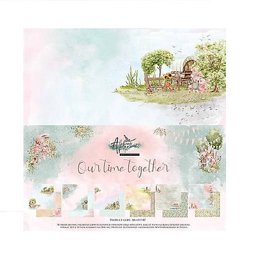Scrapbook papier Our Time Together Alchemy of Art  12 x 12