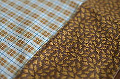 Úžitkový textil - Jesenný obrus hnedý štóla alebo štvorec - 18524814_