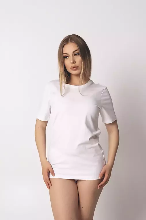 Topy, tričká, tielka - Tričko z organickej bavlny UNISEX WHITE - 18524088_