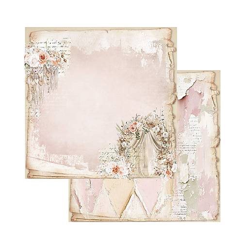 Scrapbook papier Romantic Boho Alchemy of Art  8x8