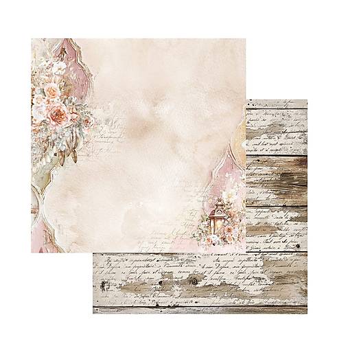 Scrapbook papier Romantic Boho Alchemy of Art  8x8