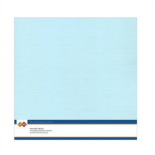 Jednofarebný textúrovaný kartón Baby Blue LKK-SC27  12x12