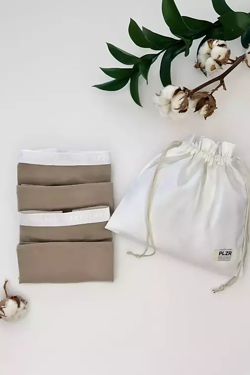 Spodná bielizeň - 4 PACK nohavičky CAPPUCINO - 18530973_