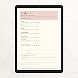 Papiernictvo - 7-dňový reset journal PDF na stiahnutie | Wellness diár na sebapoznanie, hranice a psychickú pohodu | Digitálny produkt - 18533032_