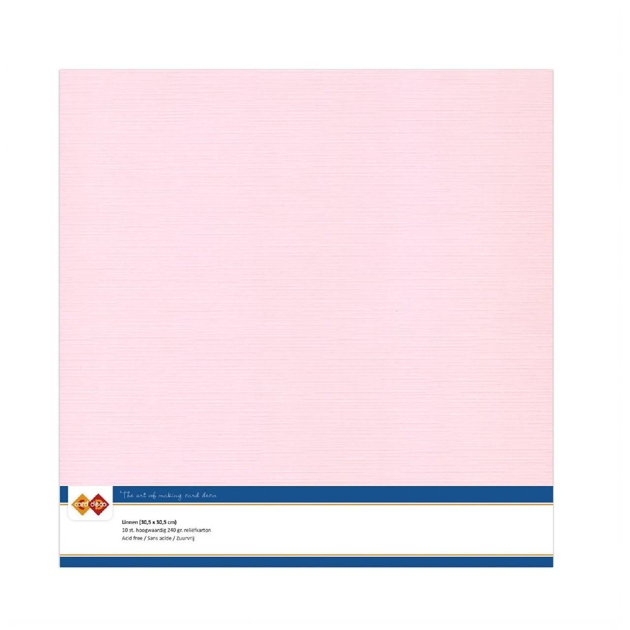 Jednofarebný textúrovaný kartón Light Pink LKK-SC15  12x12