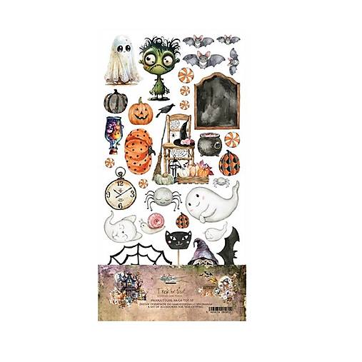 Scrapbook papier na vystrihovanie - Trick or treat -  Alchemy of Art - 6 x 12 - / AA-GA-TOT-10/