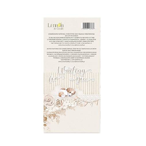 Scrapbook papier na vystrihovanie - Waiting for you  -  Lemoncraft - 6x12