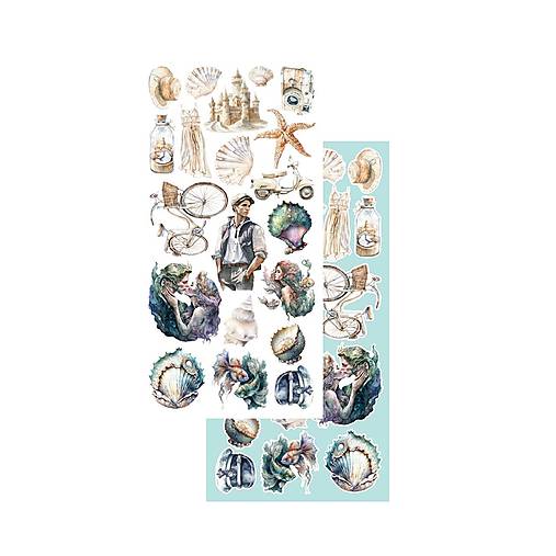 Scrapbook papier na vystrihovanie - Underwater world -  Alchemy of Art - 6 x 12 - / AA-UV-10/