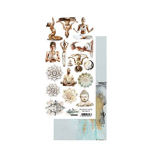 Scrapbook papier na vystrihovanie - In the Morning -  Alchemy of Art - 6 x 12 - / AA-ITM-11/