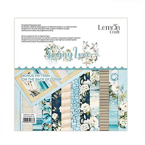 Scrapbook papier Sunny Love  Lemoncraft  8x8