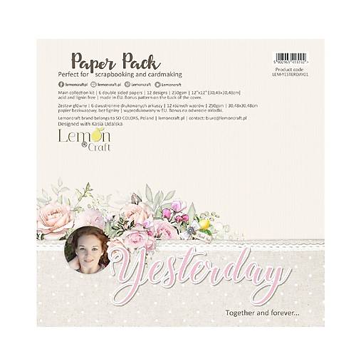 Scrapbook papier Yesterday  Lemoncraft  12 x 12