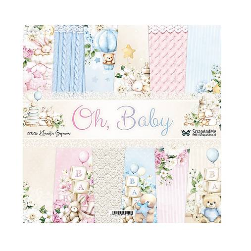 Scrapbook papier Oh, Baby  Scrapandme  12 x 12