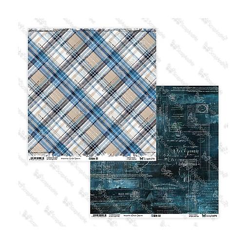 Scrapbook papier 4 him 01  Scrapandme  12 x 12