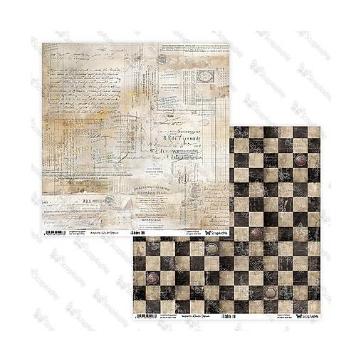 Scrapbook papier 4 him 09  Scrapandme  12 x 12