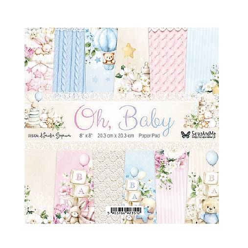 Scrapbook papier Oh, Baby  Scrapandme  8 x 8