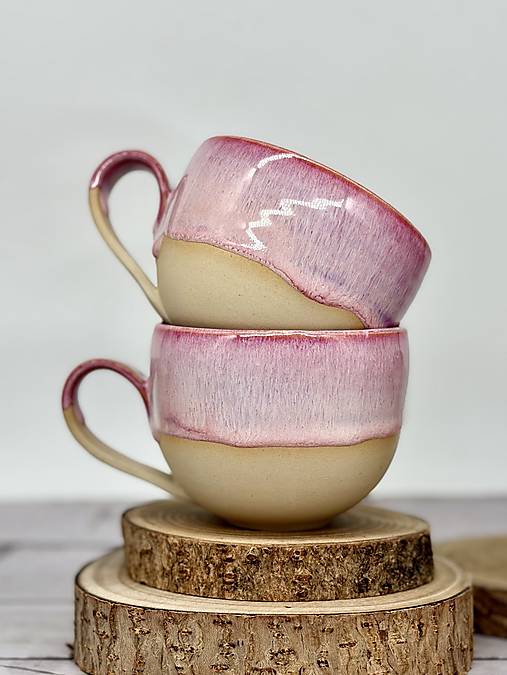 Rose Kiss - šálka cappuccino (180ml, s uškom)