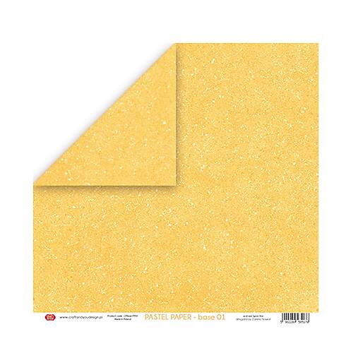 Scrapbook papier Pastel paper Base 01  Craft & You  12 x 12