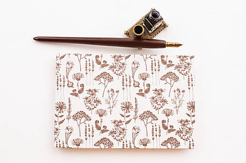 Papiernictvo - Zápisník / Notes " Botany " - 18547844_