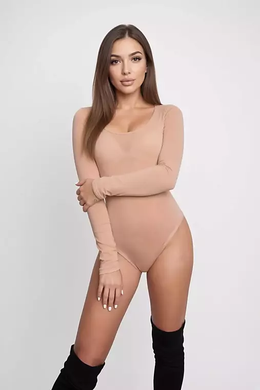 Topy, tričká, tielka - Body NUDE - 18549622_