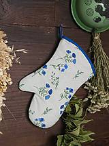 Úžitkový textil - Kuchynská chňapka Blue&Bloom - 18553958_