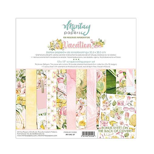 Scrapbook papier Vacation Mintay 12x12