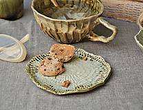 Nádoby - Set keramickej šálky s podšálkou z kolekcie Zrno, Limitovaná edícia - 18556378_