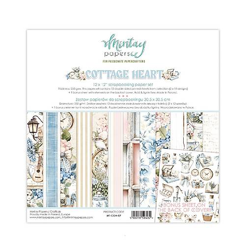 Scrapbook papier Cottage Heart Mintay 12x12