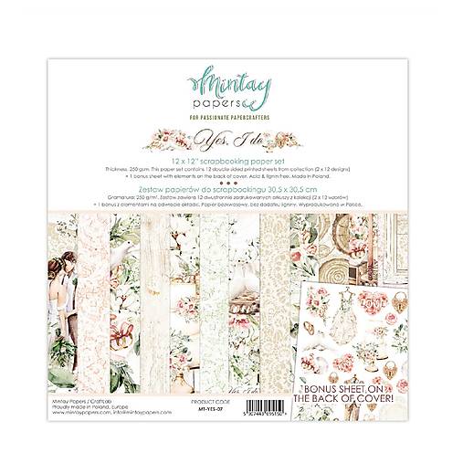 Scrapbook papier Yes I do Mintay 12x12