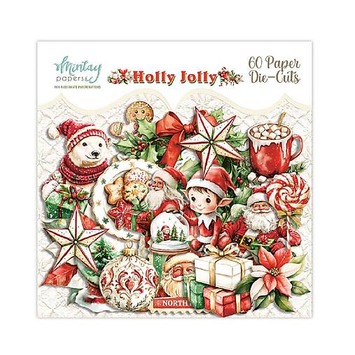 Papierové výrezy Holly Jolly Mintay  MT-HOL-LSC